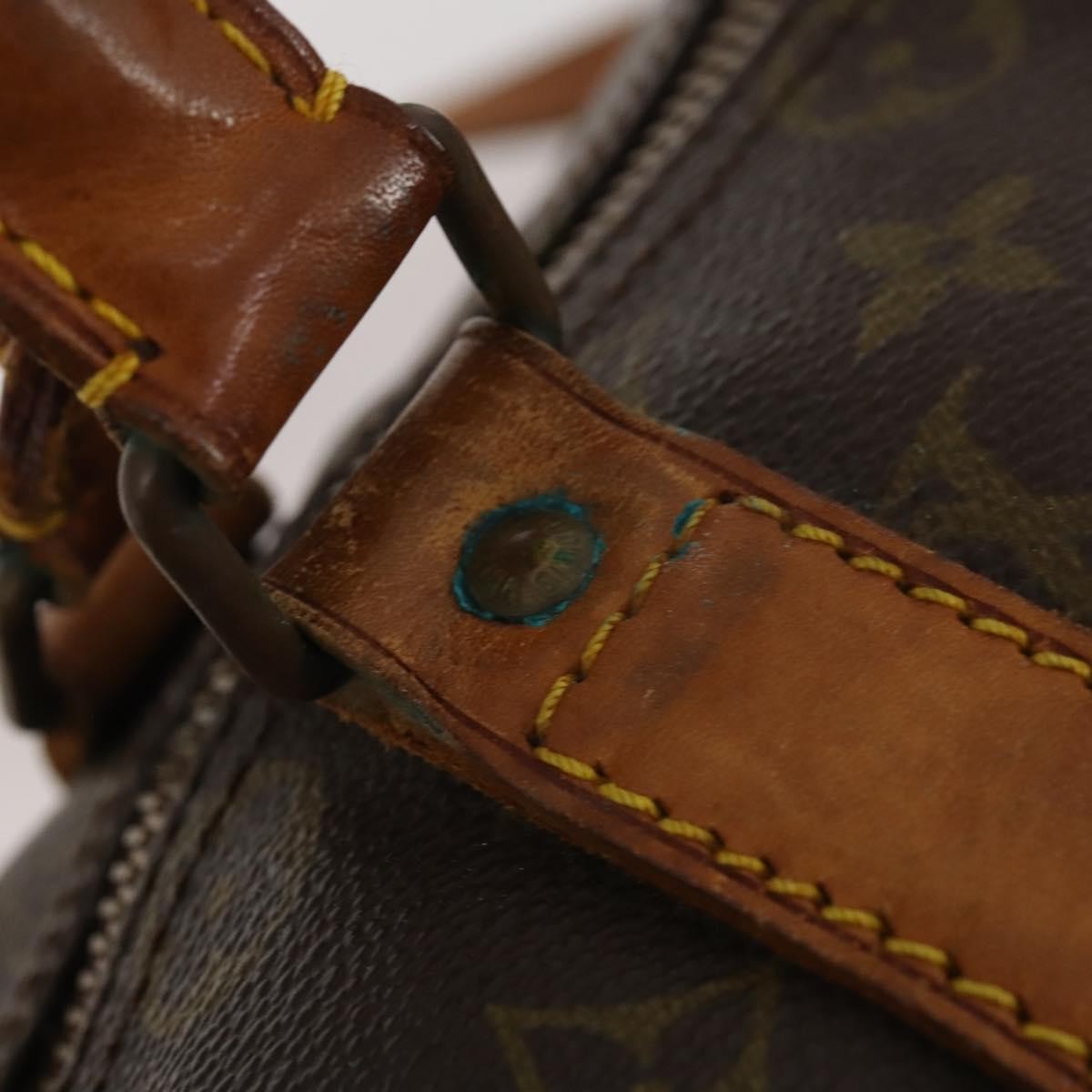 Louis Vuitton LOUIS VUITTON Monogram Keepall Bandouliere 45 Boston Bag M41418 LV Authentic 178190