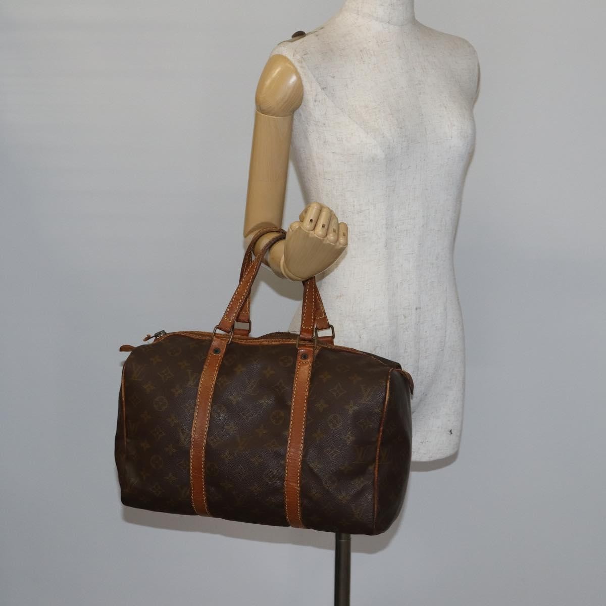 Louis Vuitton LOUIS VUITTON Monogram Sac Souple 35 Boston Bag M41626 LV Authentic bs29244