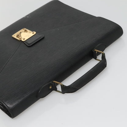 Louis Vuitton LOUIS VUITTON Epi Serviette Conseiller Business Bag Black M54422 LV Authentic bs28107
