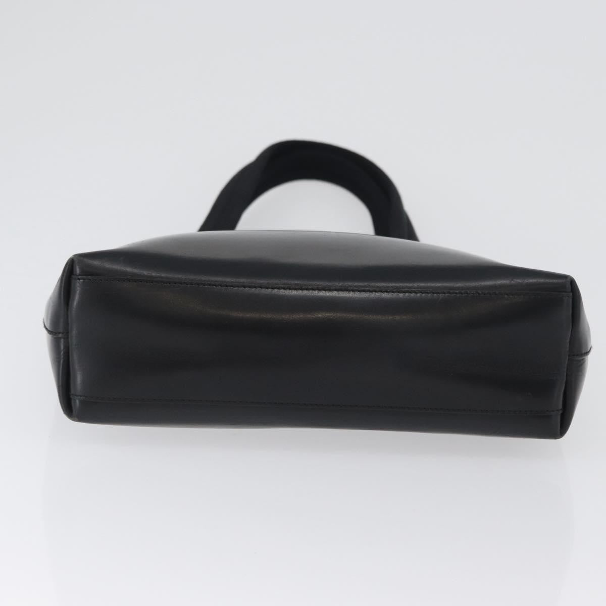 Prada PRADA Tote Bag Leather Black Authentic gh1848