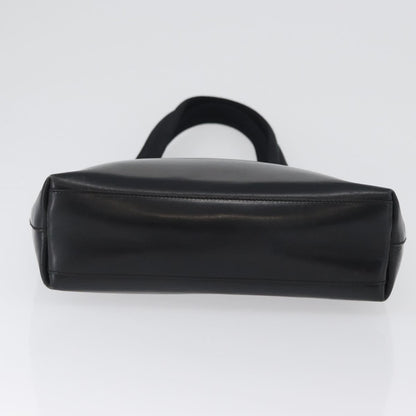 Prada PRADA Tote Bag Leather Black Authentic gh1848