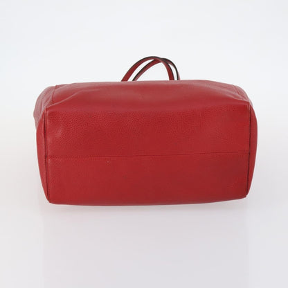 Gucci GUCCI Swing Tote Bag Leather Red Gold 354397 Authentic 144275