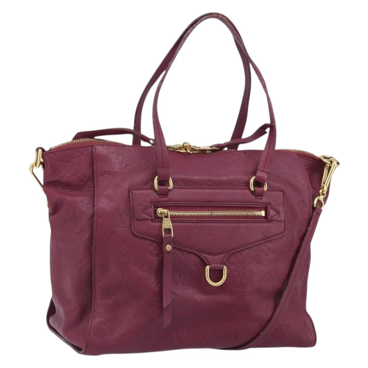 Louis Vuitton LOUIS VUITTON Monogram Empreinte Lumineuse PM Bag Oroll M94046 LV Authentic hk3449