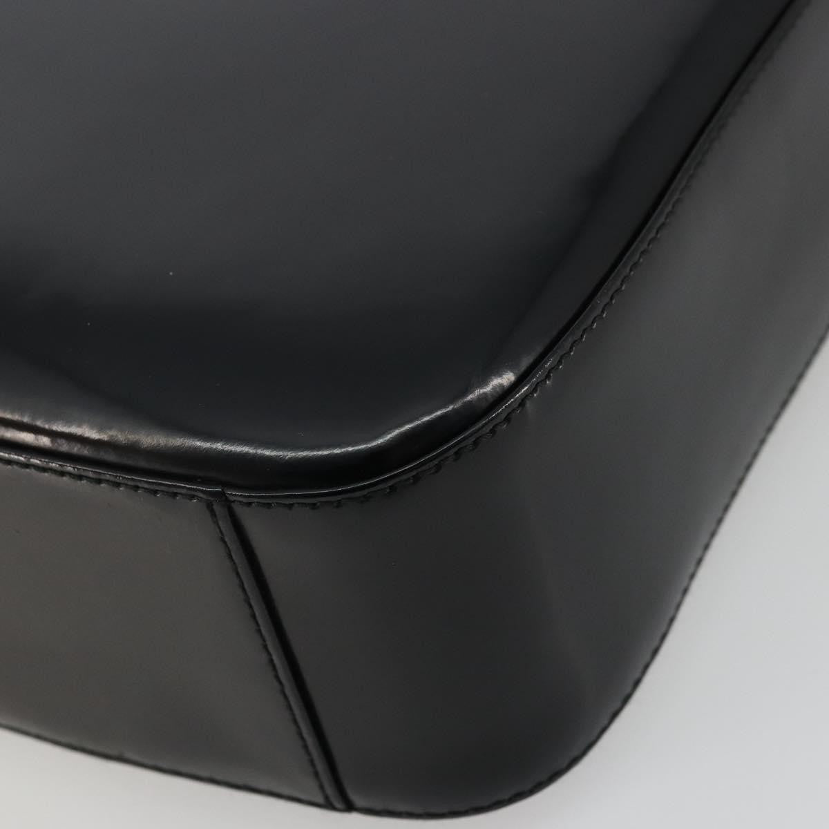 Gucci GUCCI Shoulder Bag Patent leather Black Silver 000 1046 0506 Authentic 175203