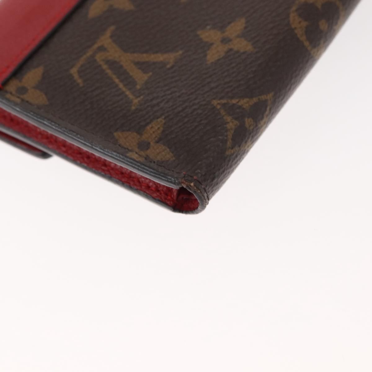 Louis Vuitton LOUIS VUITTON Monogram Noir Portefeuille Purse Compact Wallet M67478 Authentic fm4941