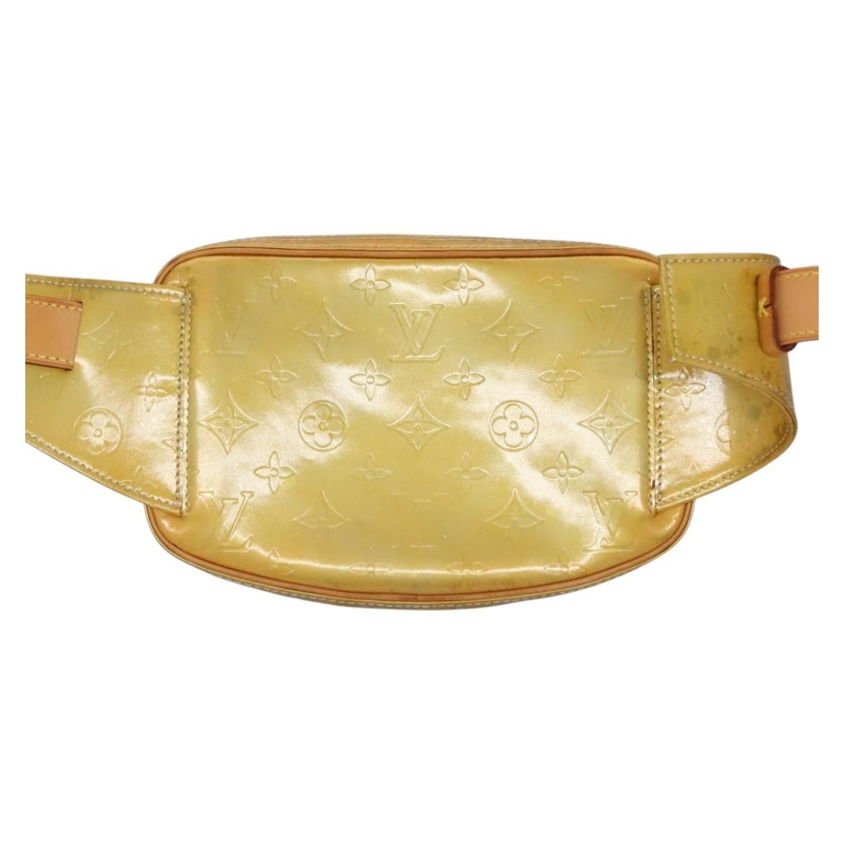 Louis Vuitton LOUIS VUITTON Monogram Vernis Fulton Waist bag Gris M91041 LV Authentic yk17565