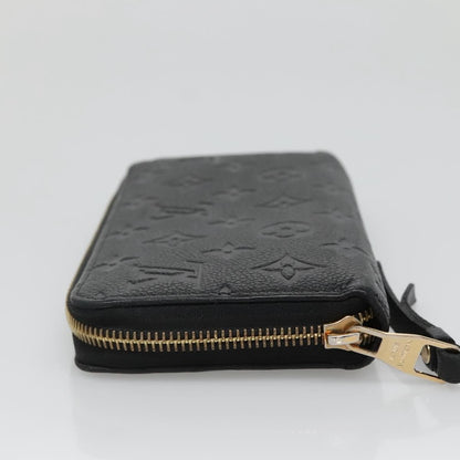 Louis Vuitton LOUIS VUITTON Monogram Empreinte Zippy Wallet Wallet Black M61864 LV Authentic hk2892 Bag