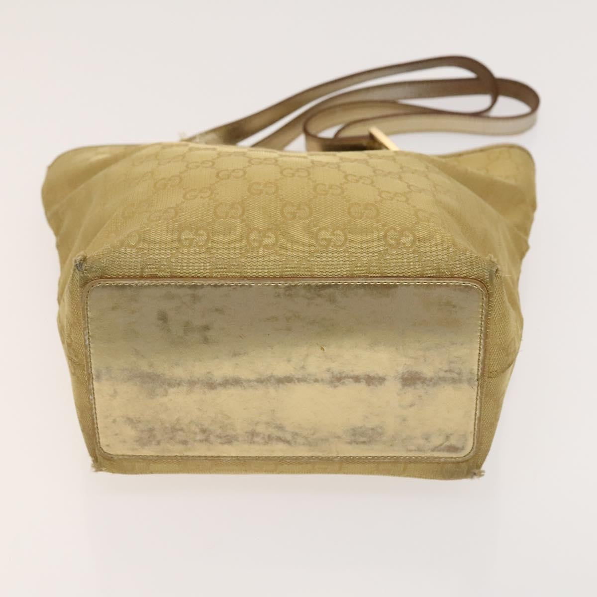 Gucci GUCCI GG Canvas Shoulder Bag 2 Set Beige Gold Authentic ti3169