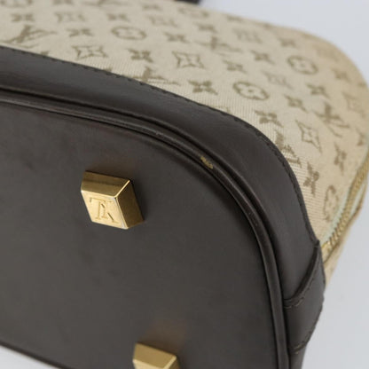 Louis Vuitton LOUIS VUITTON Monogram Mini Alma Ron Hand Bag Khaki M92206 LV Authentic 158341