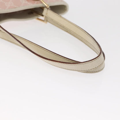 Gucci GUCCI GG Canvas Tote Bag Pink Gold 120840 Authentic 159575