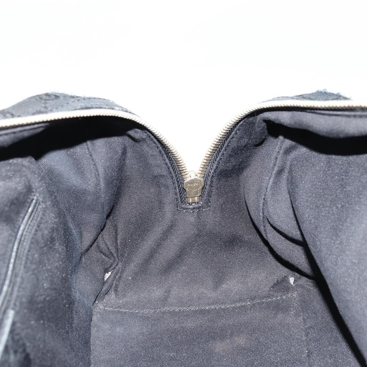 Gucci GUCCI GG Canvas Princi Hand Bag Black Gold 161720 Authentic 176928