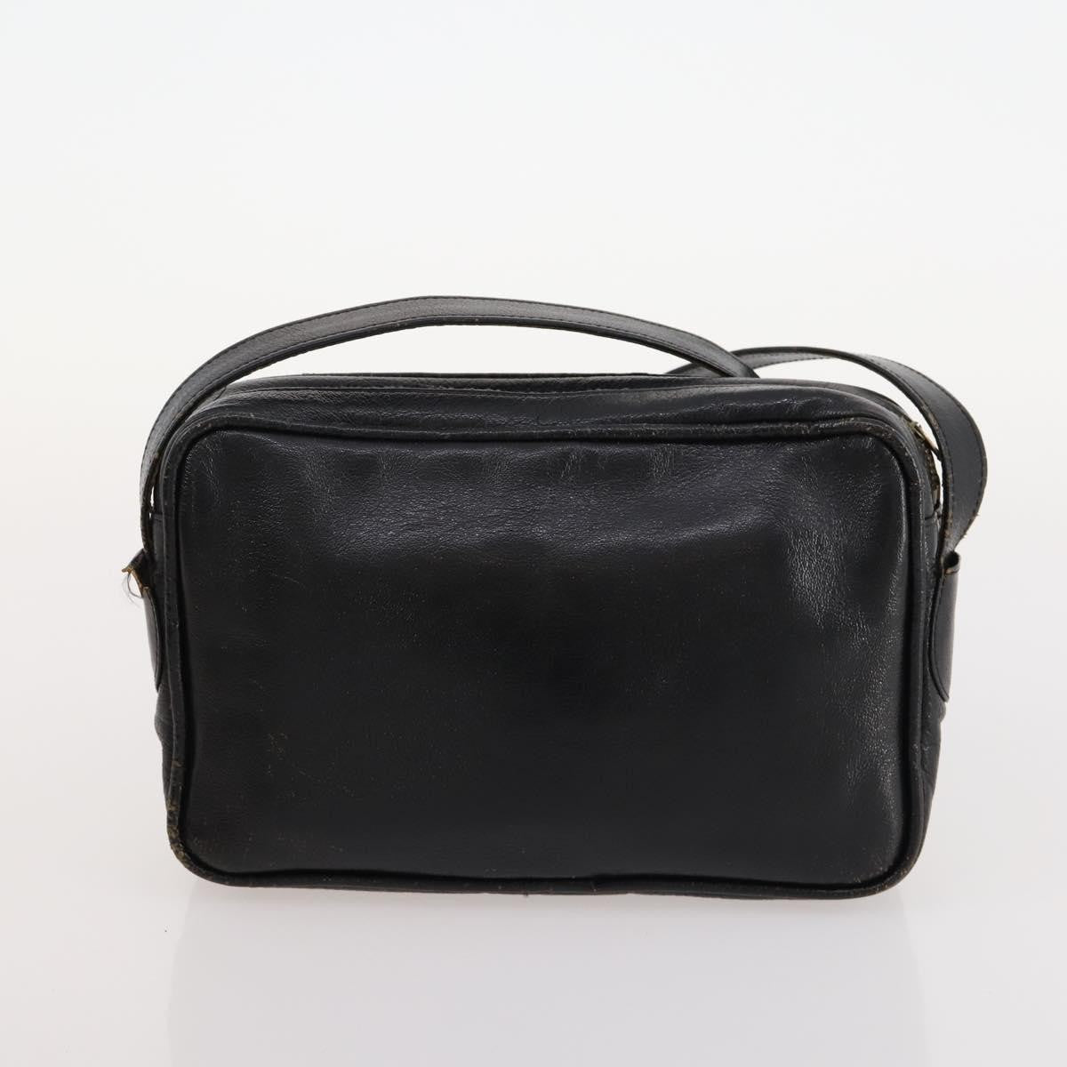 Burberrys Burberrys Cartier Celine Macadam Nova Check Bag Leather 4 Set Black Authentic BSZ449