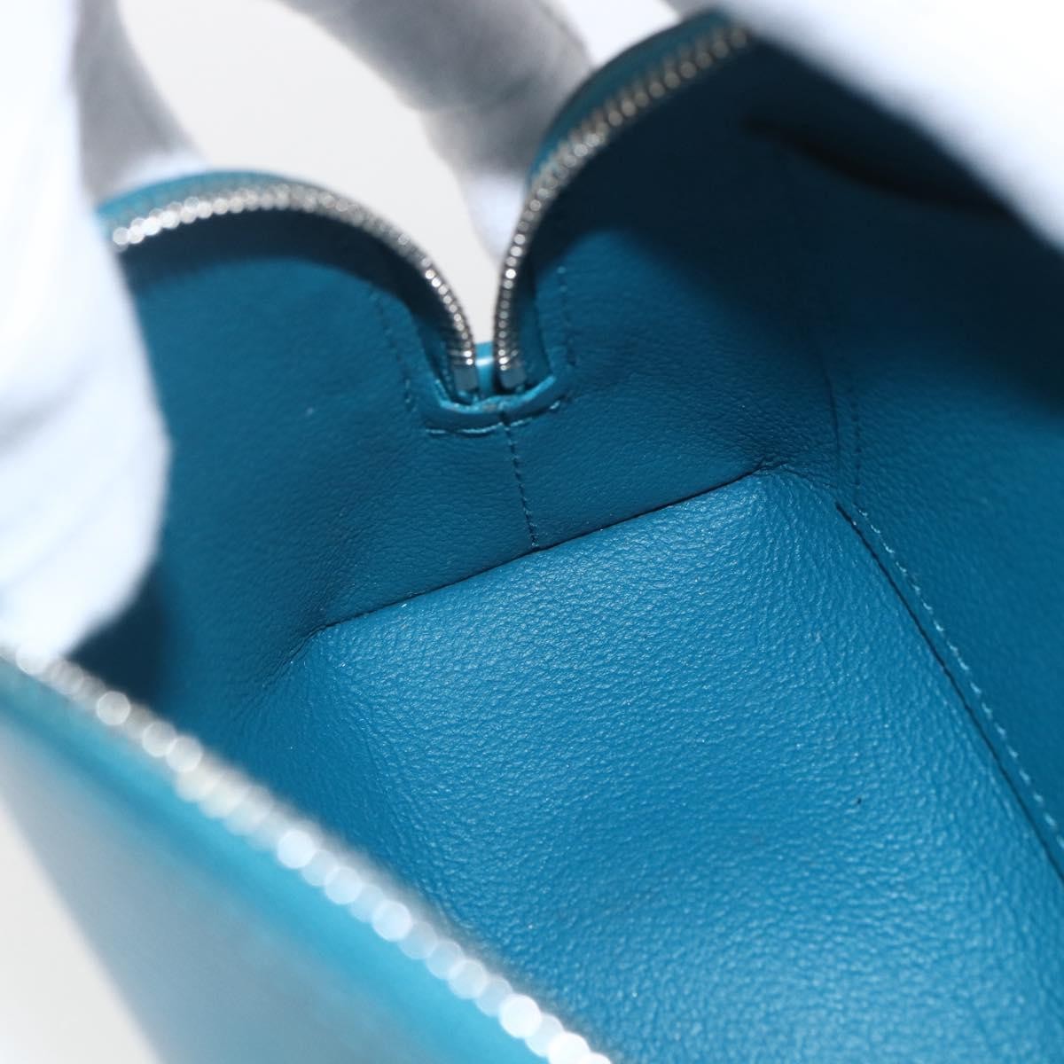Louis Vuitton LOUIS VUITTON Epi Pochette Cosmetic Cosmetic Pouch Cyan LV Authentic 158918V Bag