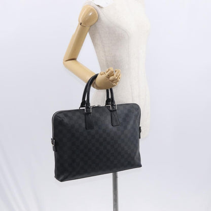 Louis Vuitton LOUIS VUITTON Damier Graphite Porte Documents Jules Bag 2way N48224 Authentic ka1086