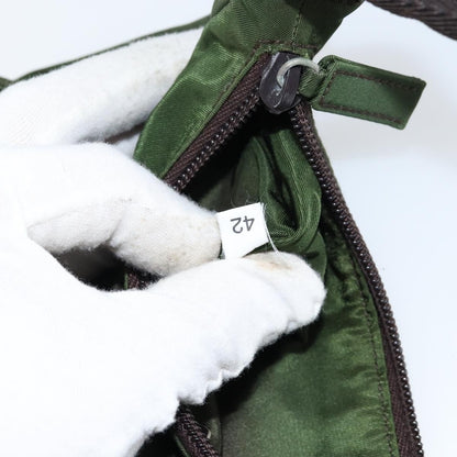 Prada PRADA Hand Bag Nylon Green Authentic 152801