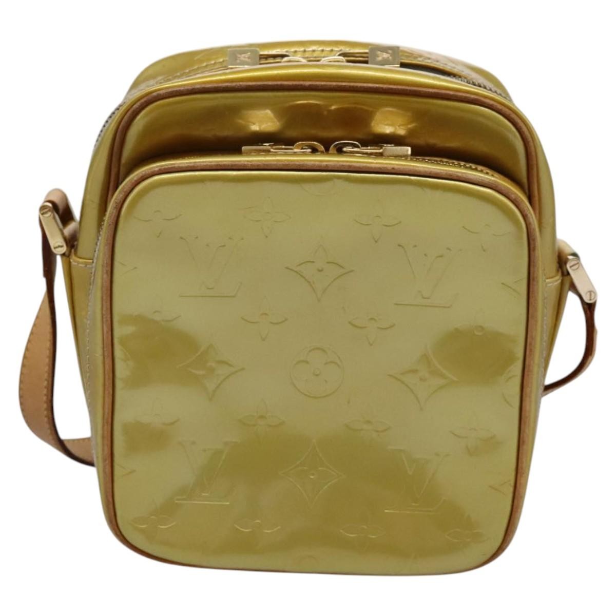 Louis Vuitton LOUIS VUITTON Monogram Vernis Wooster Shoulder Bag Gris M91036 LV Authentic ep7979