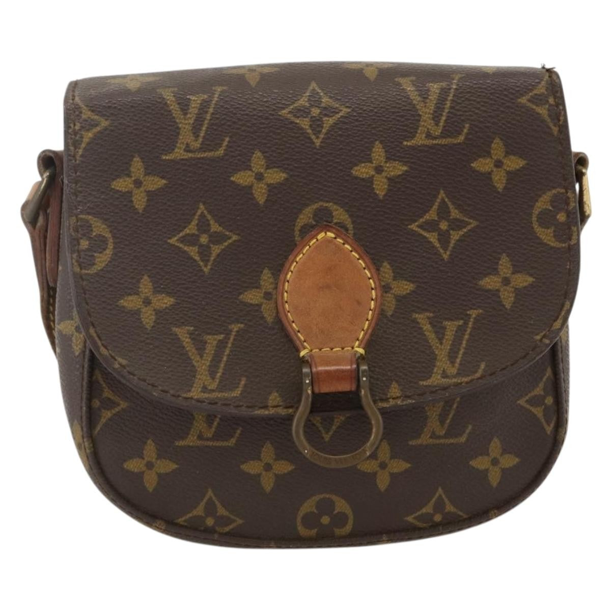 Louis Vuitton LOUIS VUITTON Monogram Saint Cloud PM Shoulder Bag M51244 LV Authentic LNZ568