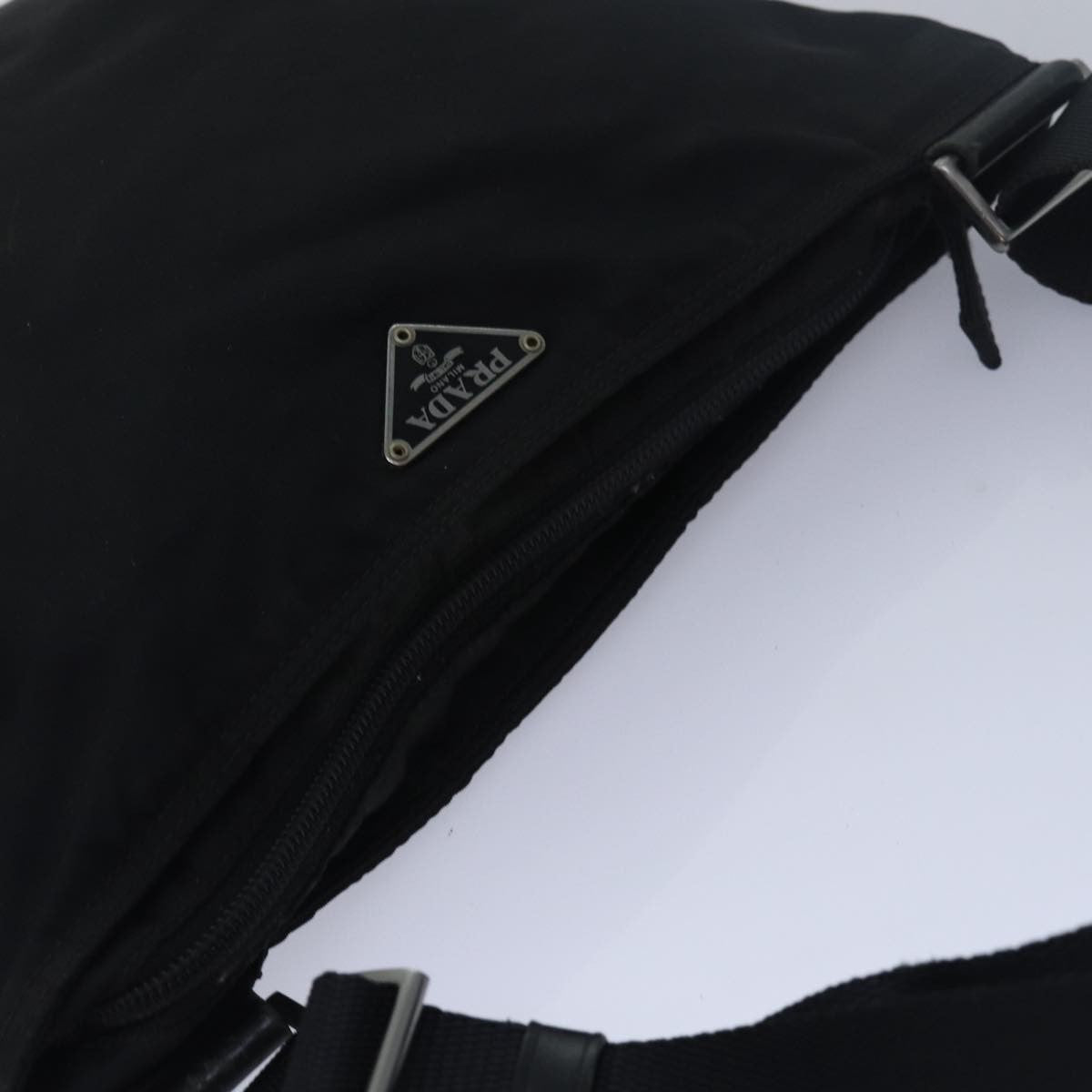 Prada PRADA Shoulder Bag Nylon Black Authentic 79556
