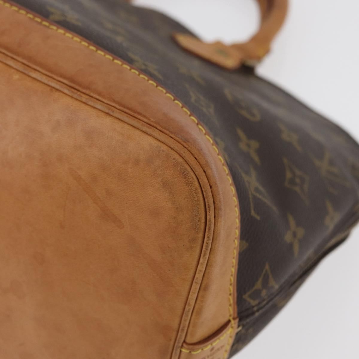 Louis Vuitton LOUIS VUITTON Monogram Alma Hand Bag M51130 LV Authentic 144200