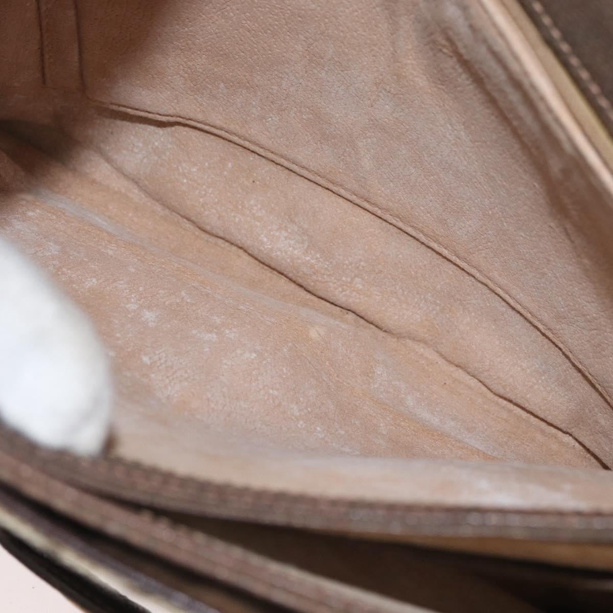 Gucci GUCCI GG Supreme Shoulder Bag PVC Beige Gold 001 16 4084 Authentic hk2993