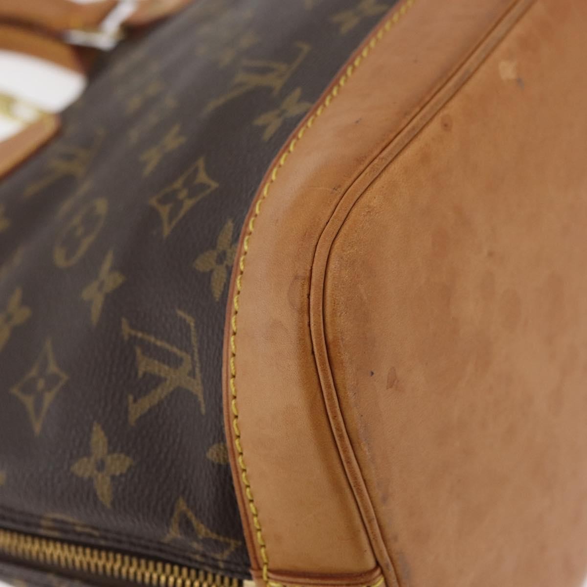 Louis Vuitton LOUIS VUITTON Monogram Alma Hand Bag M51130 LV Authentic 144200