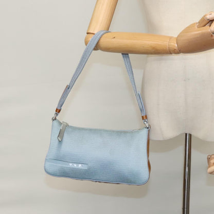Prada PRADA Sports Shoulder Bag Canvas Blue Authentic bs21360