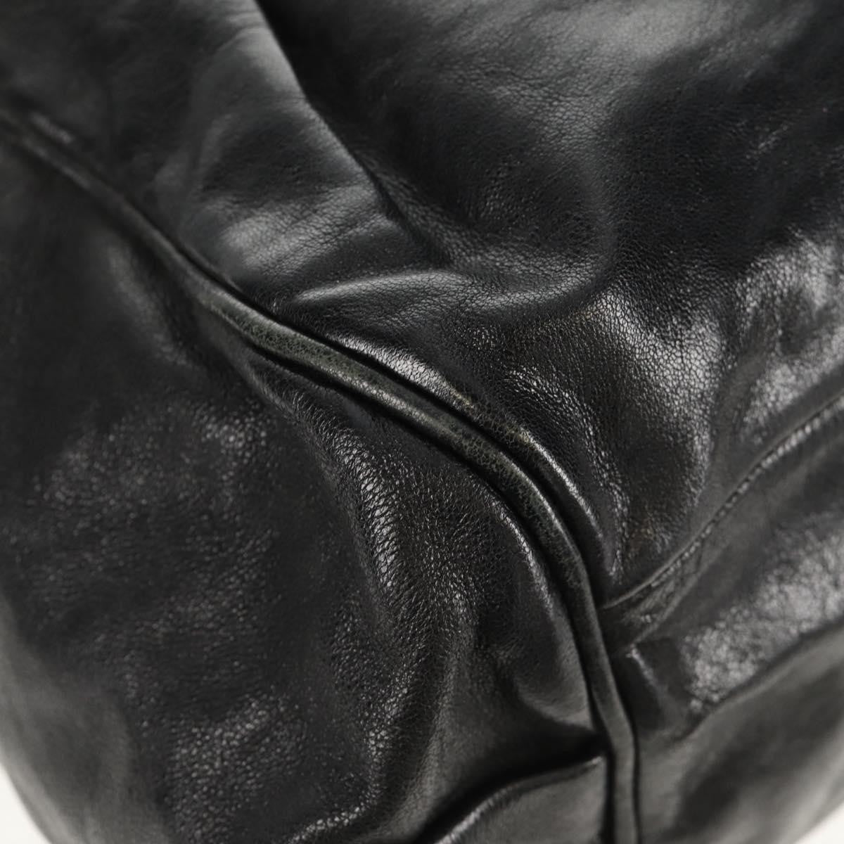 Chloé Chloé Chloe Etel Hand Bag Leather 2way Black Gold Authentic 156936
