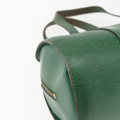 Louis Vuitton LOUIS VUITTON Epi Soufflot Hand Bag Green M52224 LV Authentic 170774
