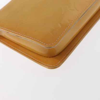 Louis Vuitton LOUIS VUITTON Monogram Vernis Lexington Accessory Pouch Beige M91010 Authentic 162728 Bag