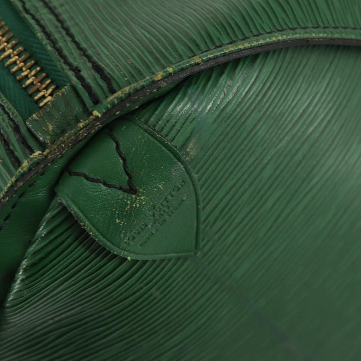 Louis Vuitton LOUIS VUITTON Epi Keepall 55 Boston Bag Green M42954 LV Authentic 158013
