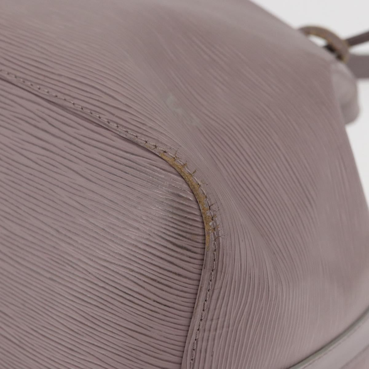 Louis Vuitton LOUIS VUITTON Epi Petit Noe Shoulder Bag Lilac M4410B LV Authentic 179433