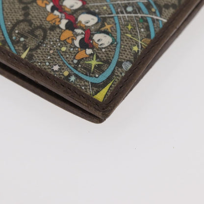 Gucci GUCCI Disney Collaboration Donald GG Supreme Wallet PVC 647937 Authentic YKZ1064M Bag
