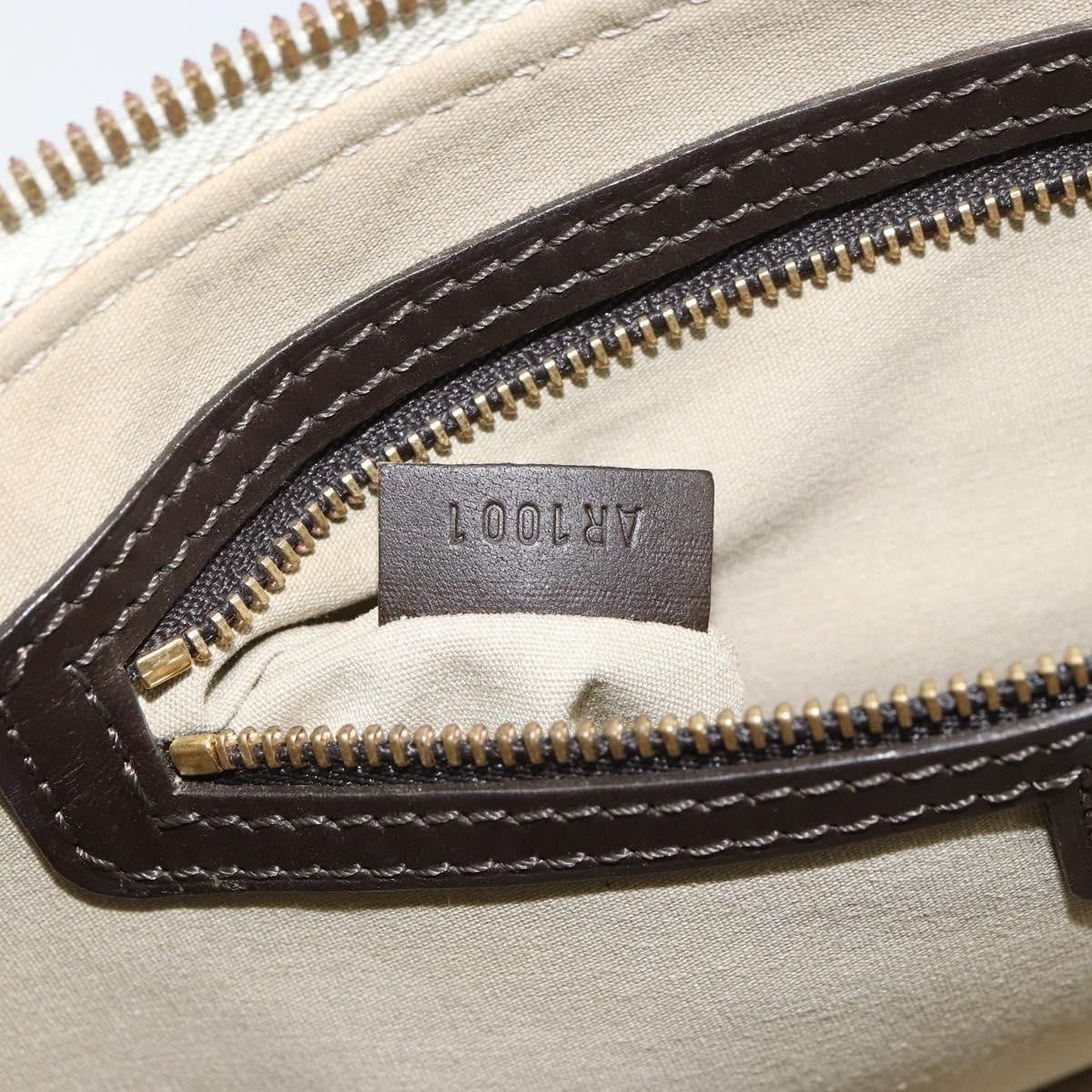 Louis Vuitton LOUIS VUITTON Monogram Mini Alma Ron Hand Bag Khaki M92206 LV Authentic 158341