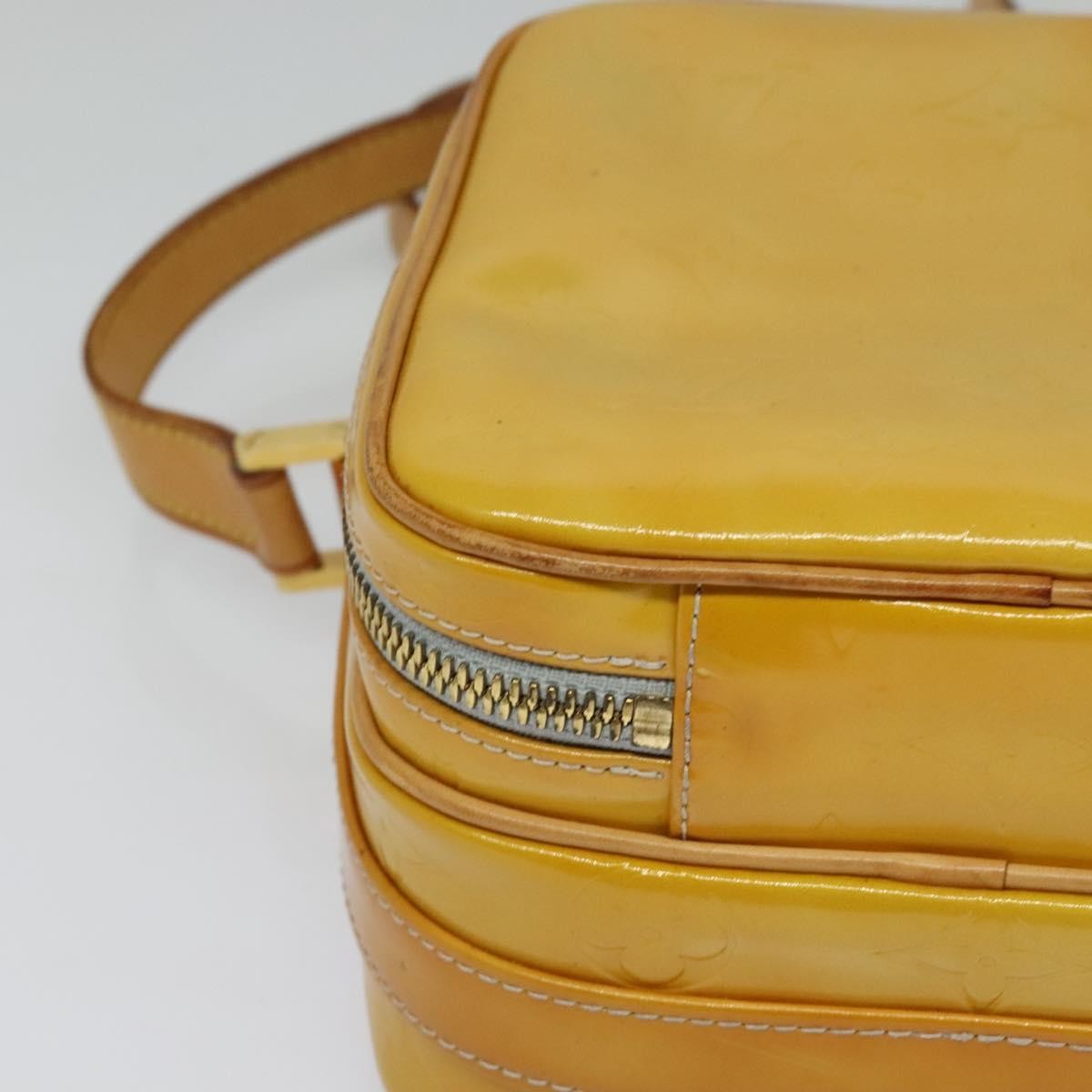 Louis Vuitton LOUIS VUITTON Monogram Vernis Wooster Shoulder Bag Gris M91036 LV Authentic 125716