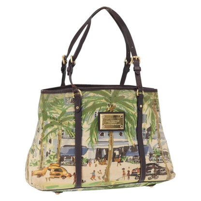 Louis Vuitton LOUIS VUITTON Eyeall Cabas PM Promenade Bag Canvas Purple M93771 LV Authentic 162827