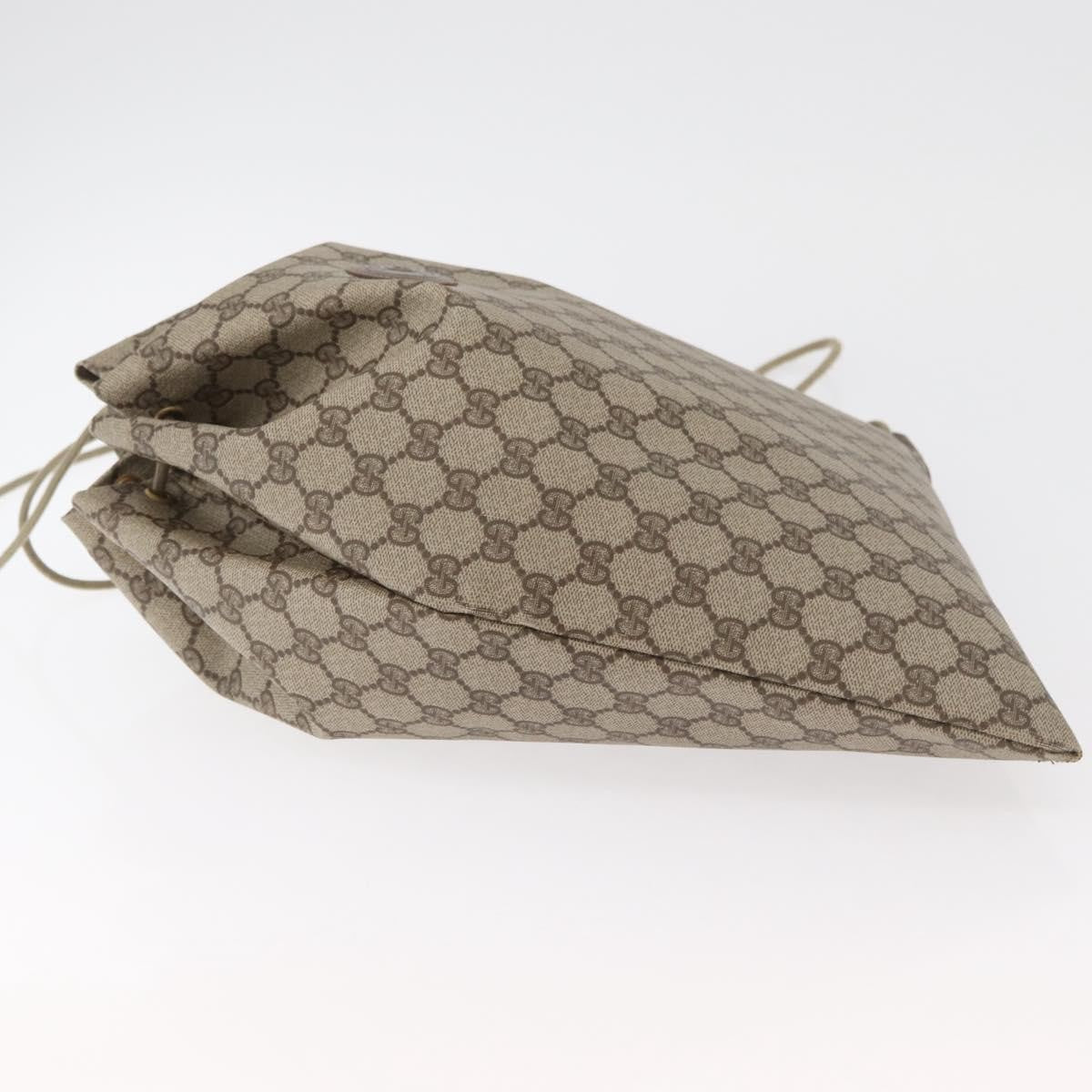 Gucci GUCCI GG Supreme purse Shoulder Bag PVC Beige Gold 97 19 302 Authentic 177502