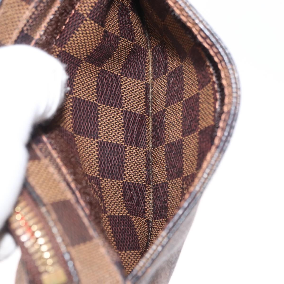 Louis Vuitton LOUIS VUITTON Damier Ebene Geronimos Shoulder Bag N51994 LV Authentic 164331