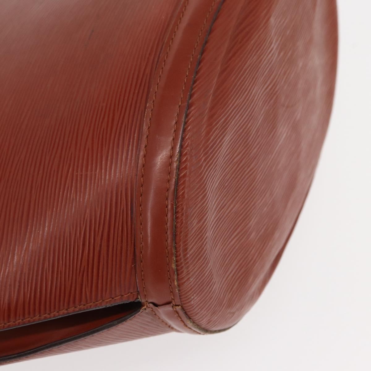 Louis Vuitton LOUIS VUITTON Epi Saint Jacques Shopping Bag Brown M52263 LV Authentic BA8091