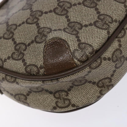 Gucci GUCCI GG Supreme Web Sherry Line Shoulder Bag PVC Beige 89 02 066 Authentic 133869