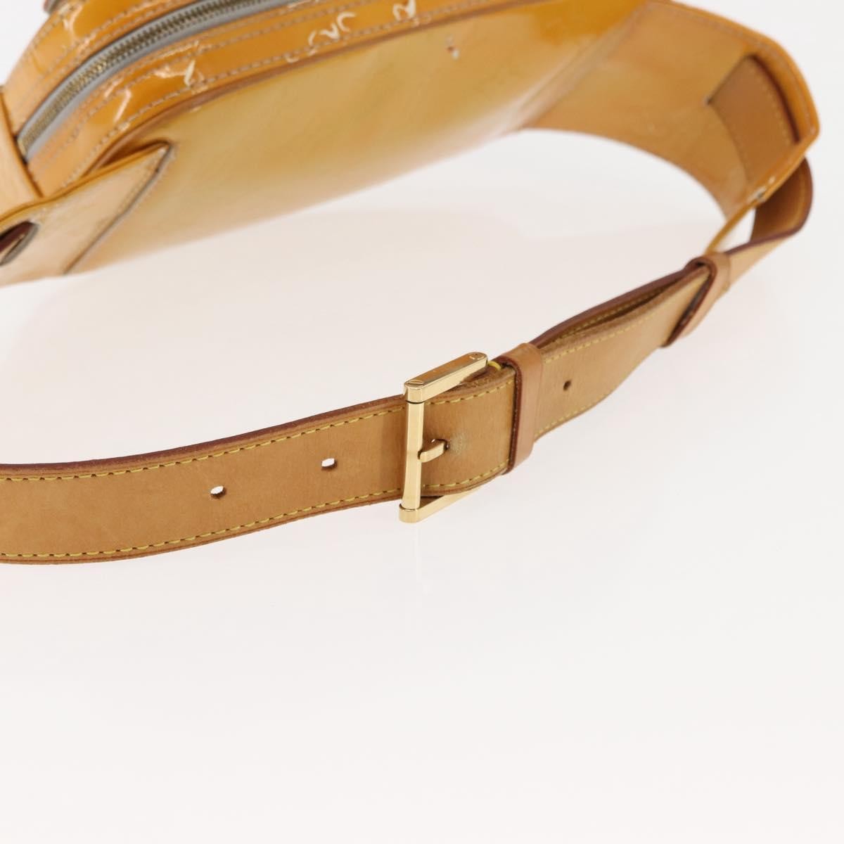 Louis Vuitton LOUIS VUITTON Monogram Vernis Fulton Waist bag Gris M91041 LV Authentic 145461