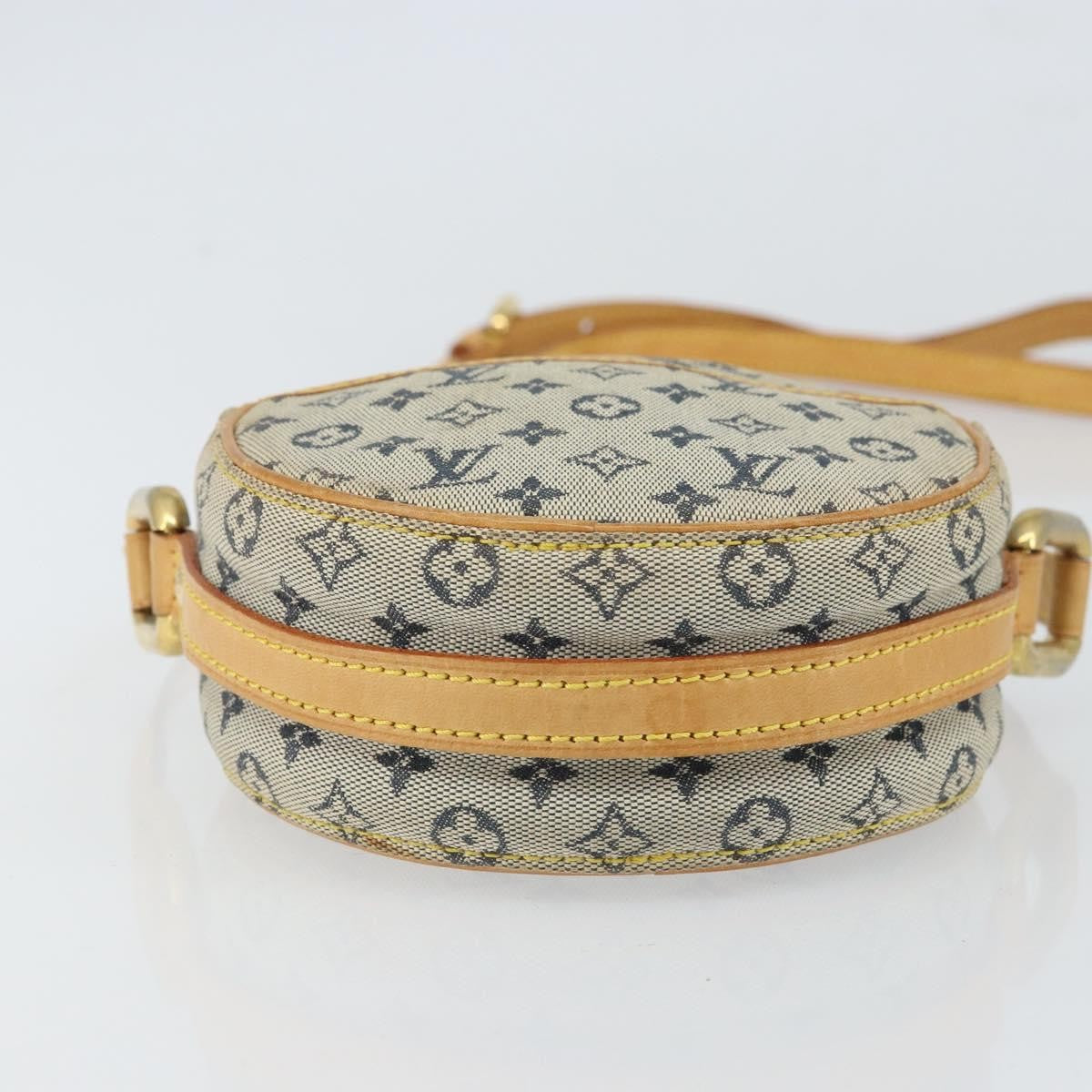 Louis Vuitton LOUIS VUITTON Monogram Mini Jeanne PM Shoulder Bag Blue M92001 LV Authentic 164196
