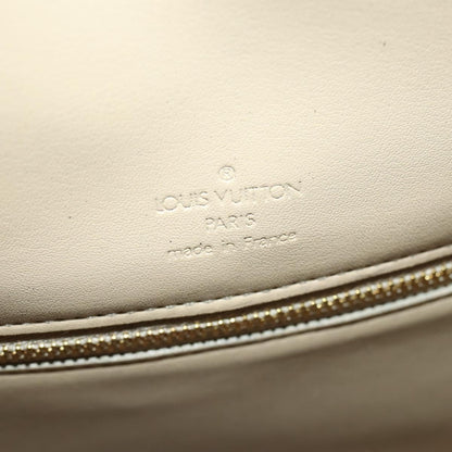 Louis Vuitton LOUIS VUITTON Monogram Vernis Mercer Boston Bag Beige M91000 LV Authentic ARZ413