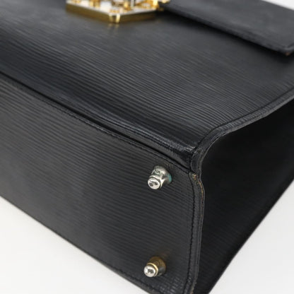 Fendi FENDI Hand Bag Leather Black Gold Authentic ka2601