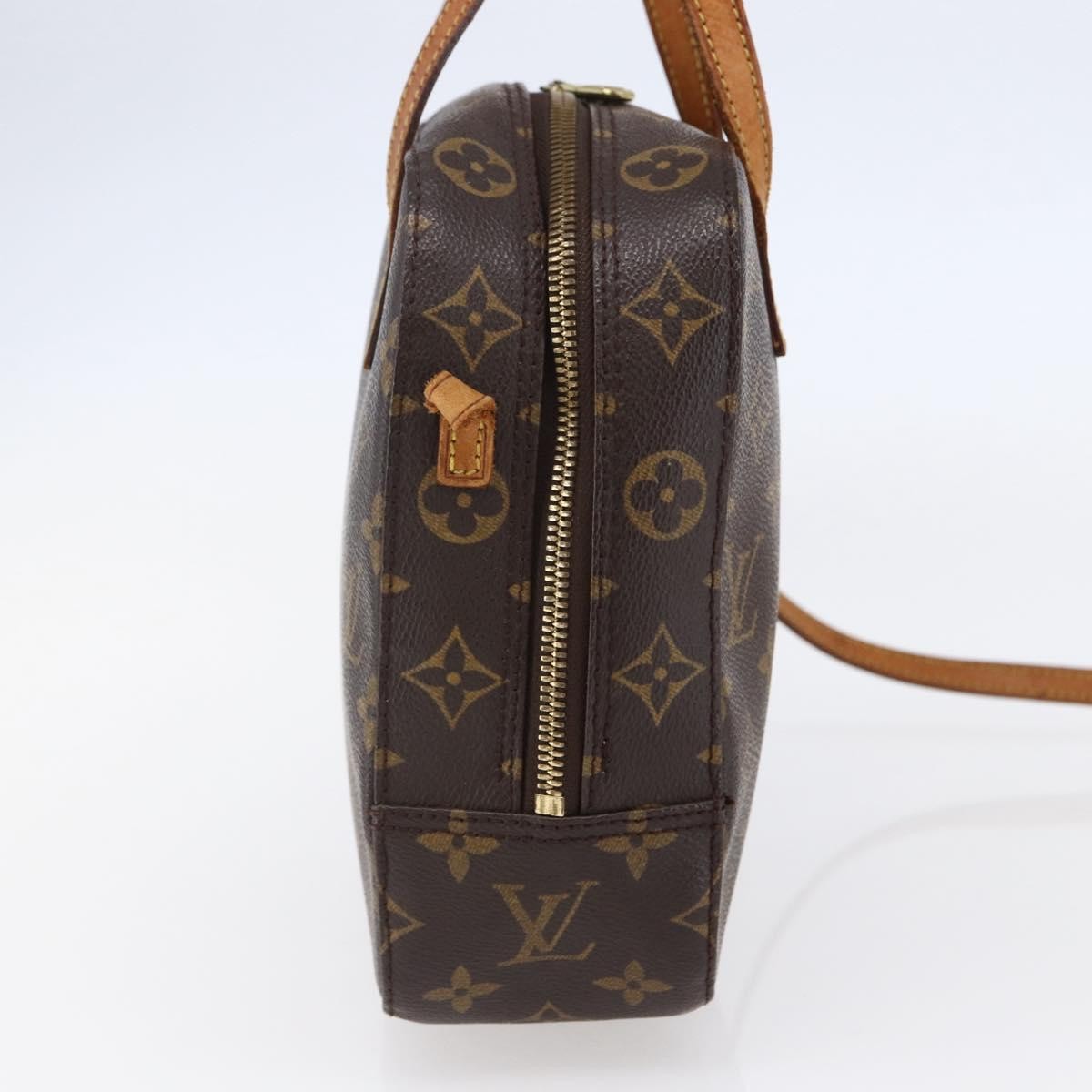 Louis Vuitton LOUIS VUITTON Monogram Spontini Hand Bag M47500 LV Authentic 147162