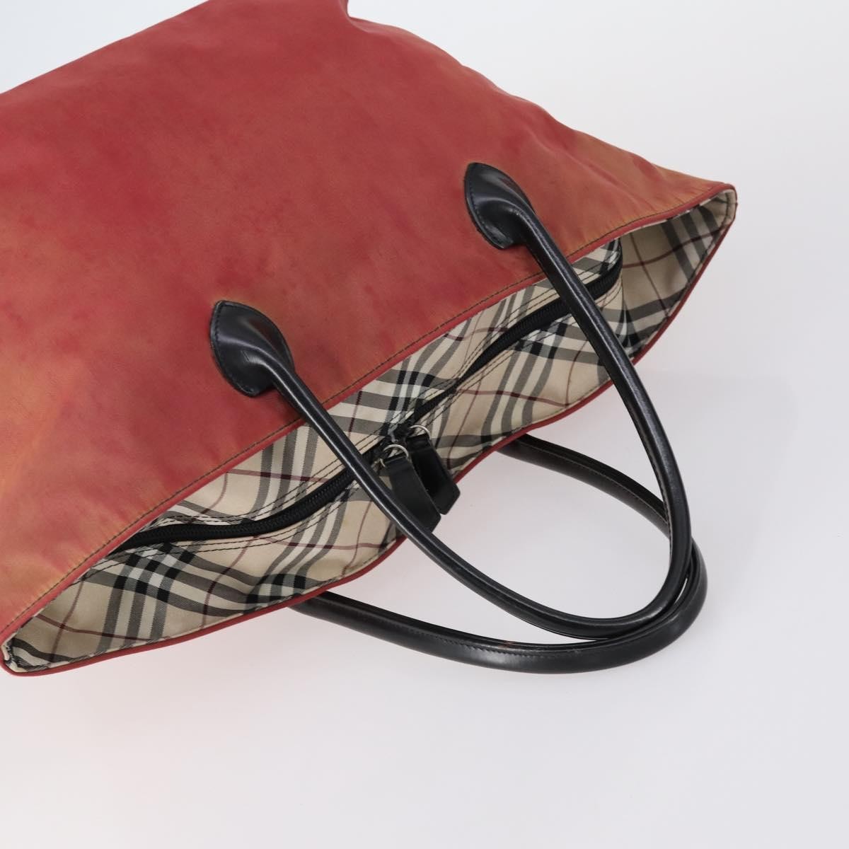 Burberry BURBERRY Nova Check Shoulder Bag Nylon Canvas 4 Set Beige Brown black Authentic 1...