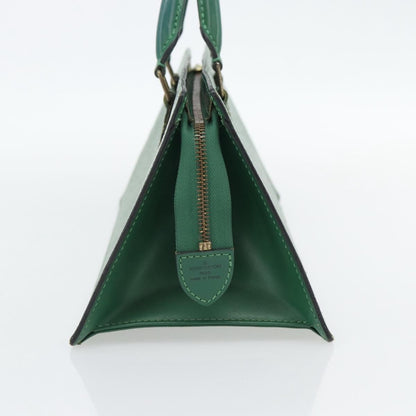 Louis Vuitton LOUIS VUITTON Epi Sac Triangle Hand Bag Green M52094 LV Authentic 181752