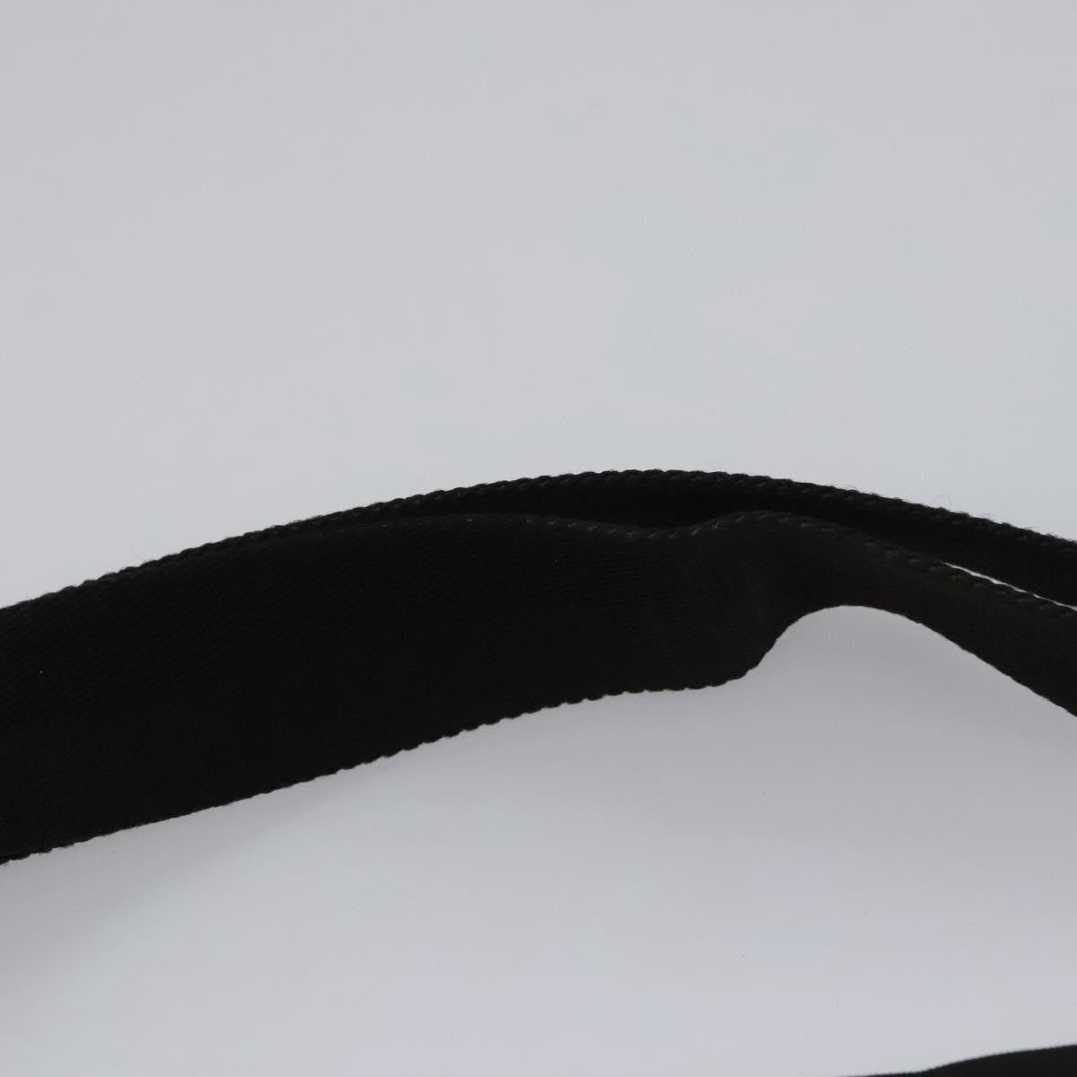 Gucci GUCCI Waist bag Nylon Black Silver 28566 Authentic IN054