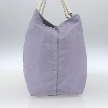 Prada PRADA Backpack Nylon Leather Purple Silver Authentic am10579 Bag