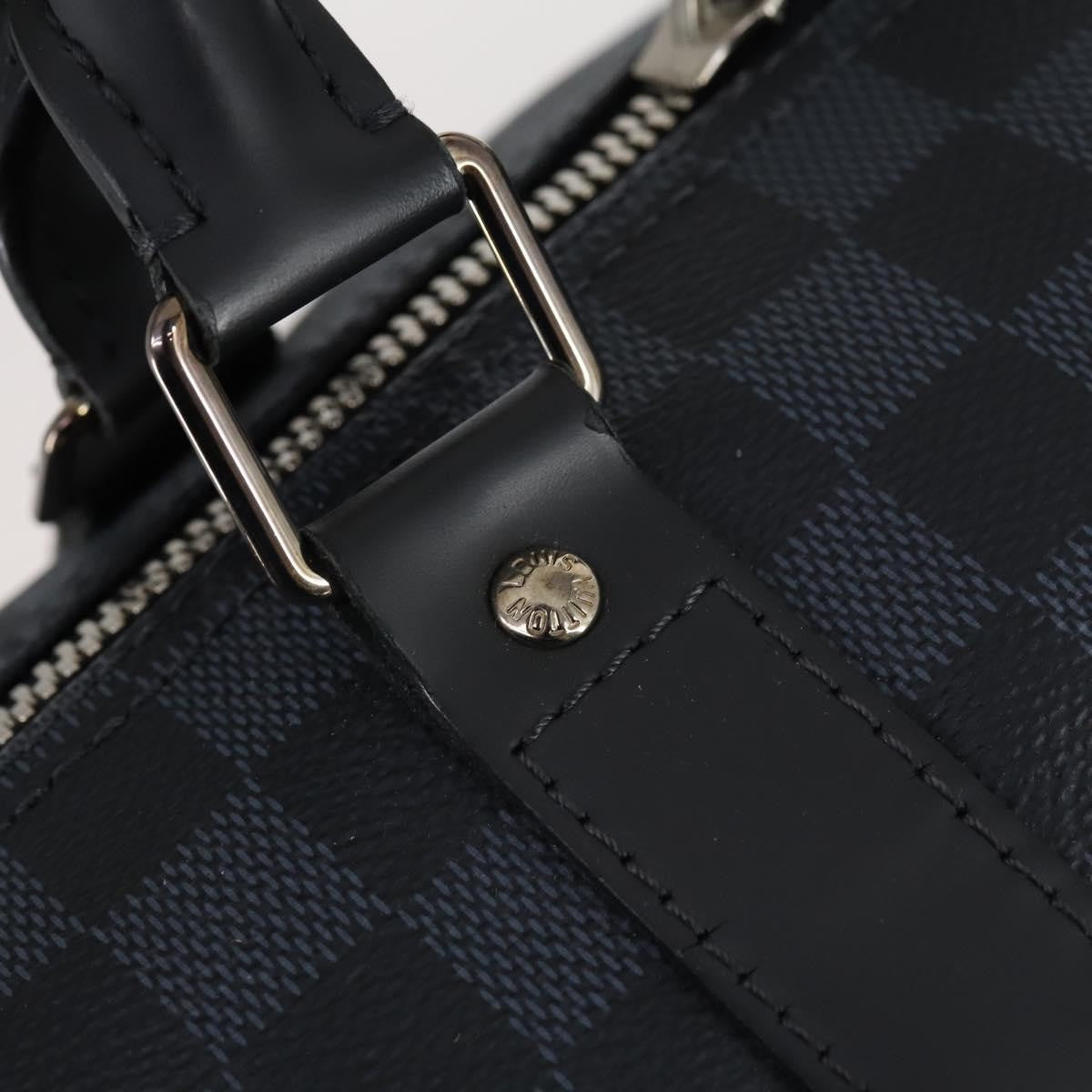 Louis Vuitton LOUIS VUITTON Damier Cobalt Keepall Bandouliere 55 Boston Bag N41356 Authentic 140505