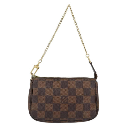 Louis Vuitton LOUIS VUITTON Damier Ebene Mini Pochette Accessoires Pouch N58009 LV Authentic 156078 Bag